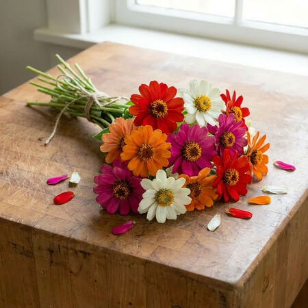 AAS Mix Profusion, Zinnia Seeds - Packet image number null